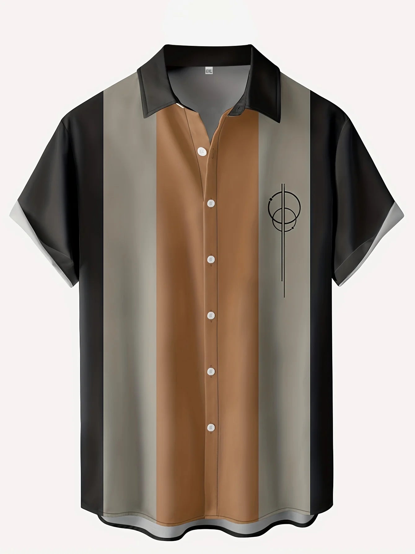 Mix Beautiful Colour Short Sleeve Tops Beach Party Plaid For Men's