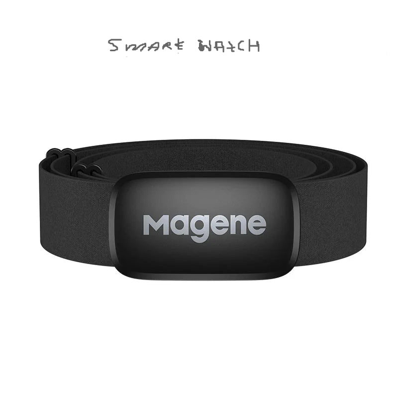 Magene Mover H64 Heart Rate Sensor Dual Mode ANT Bluetooth With Chest Strap Cycling Computer Bike forWahoo Garmin Sports Monitor