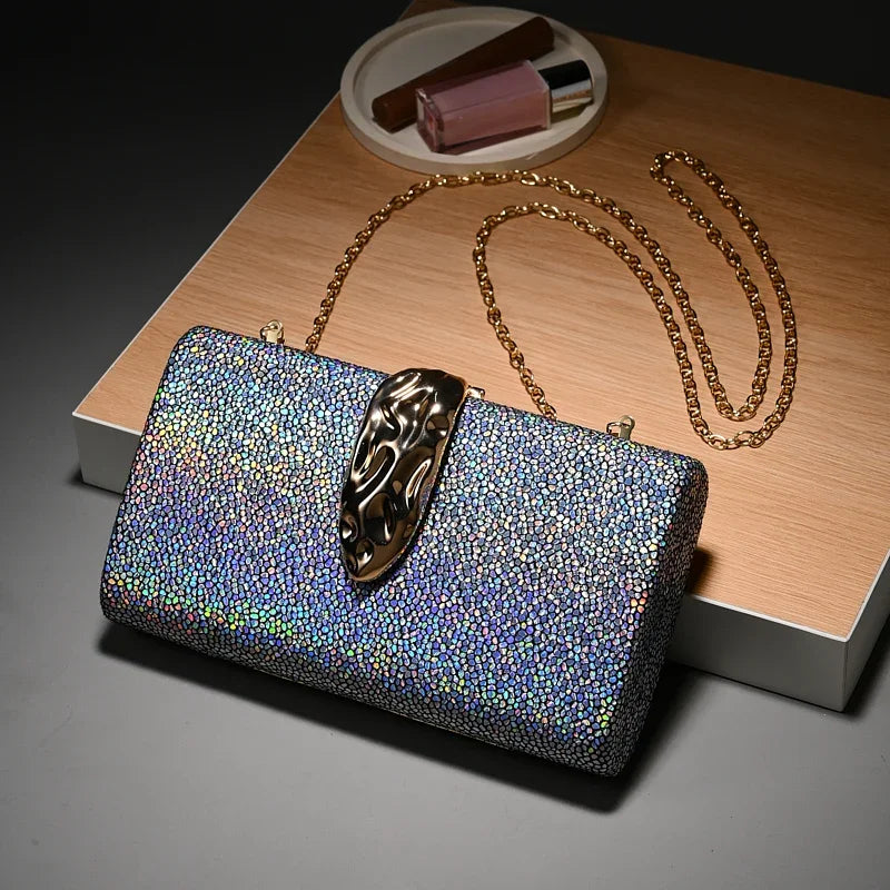 Fashionable Wedding Party Clutch Bag for  Ladies Small Square Handbag