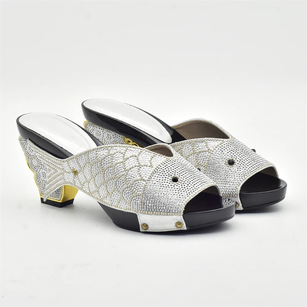 Matching Shoes and Bag Set for Wedding  Women Shoes and Bag Set