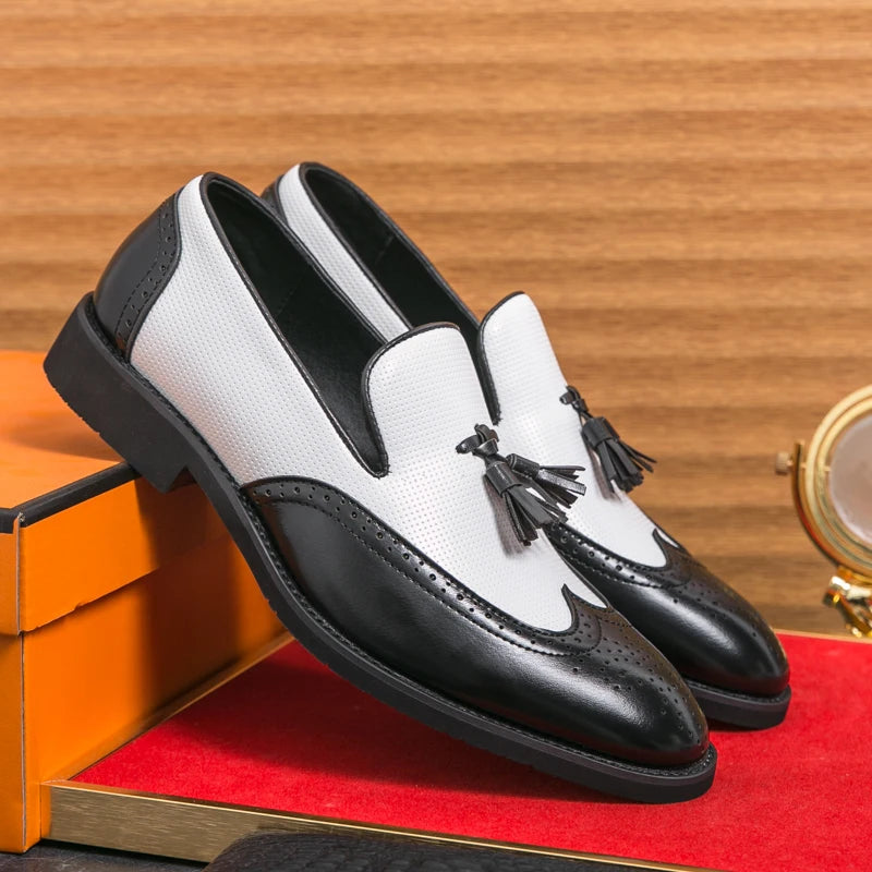 Leather Moccasins Comfortable For Wedding and Office Designer Shoes