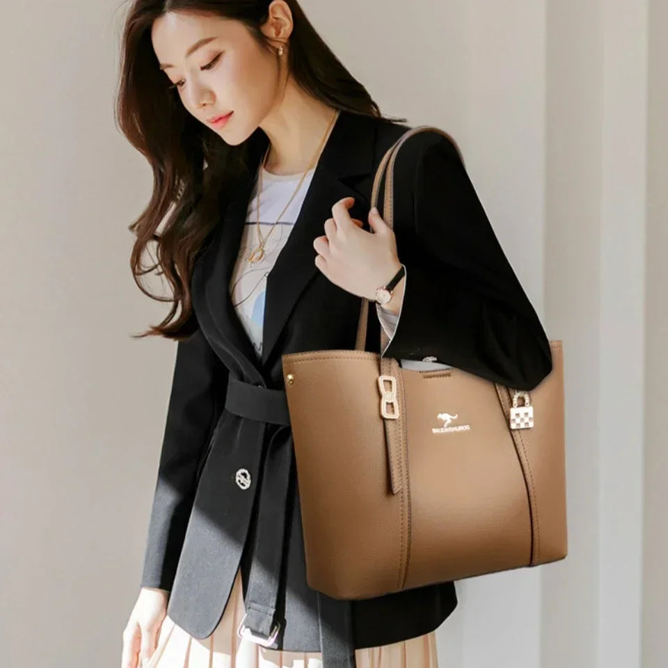 Large Capacity Shoulder Crossbody Leather bag