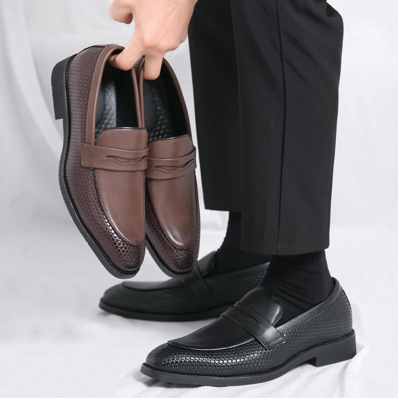 Classic Loafers Slip-on Plus Size 45 46 Original Office and Business Shoes