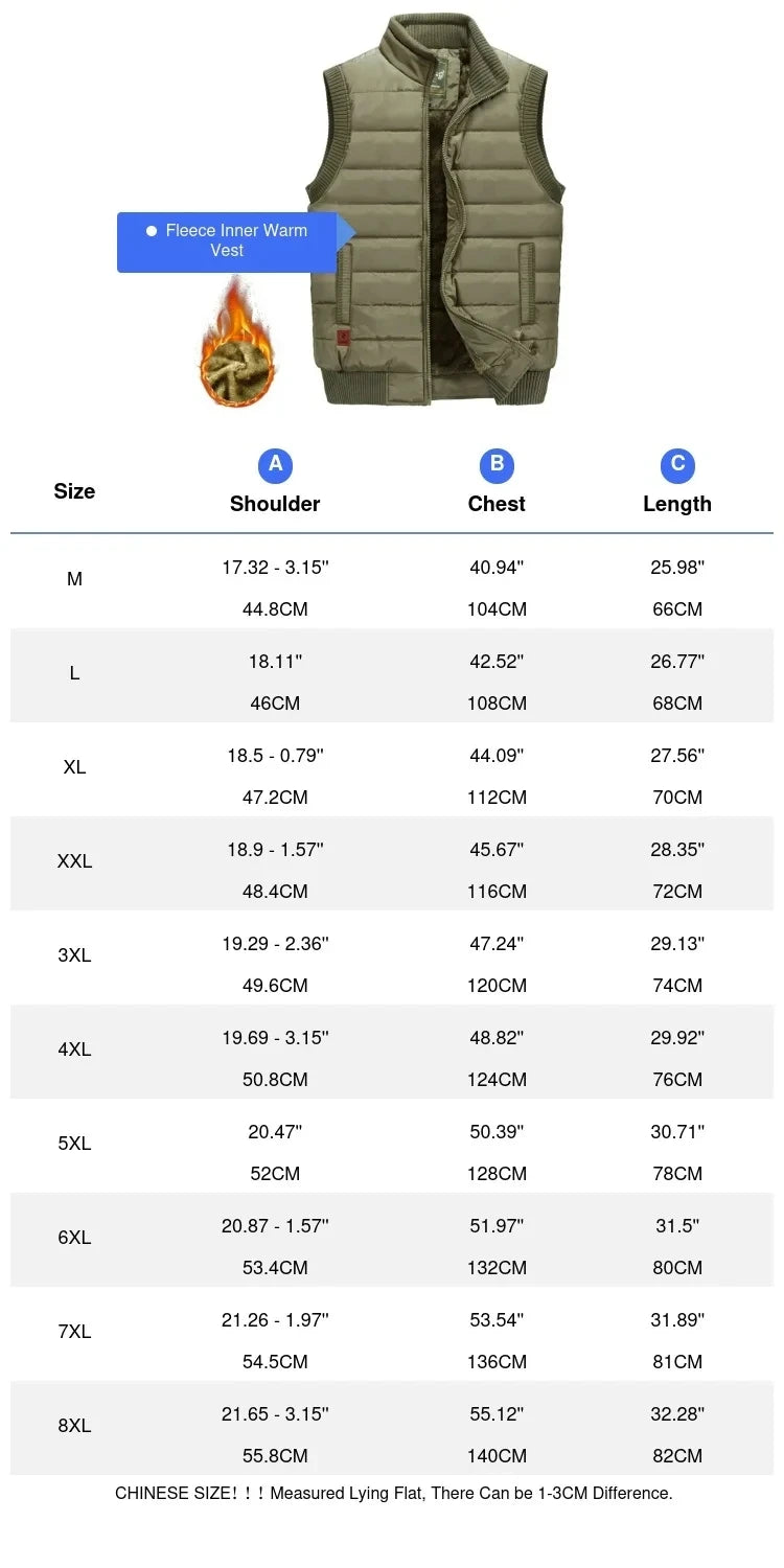 Jacket Sleeveless Waterproof Vest Coats Standard Collar Windbreaker Padded Waistcoats