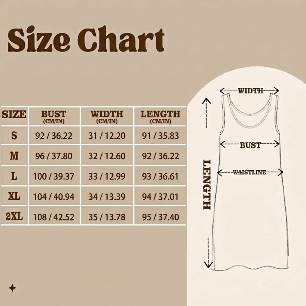 Sleeveless Sundress Collage Graphic Dress