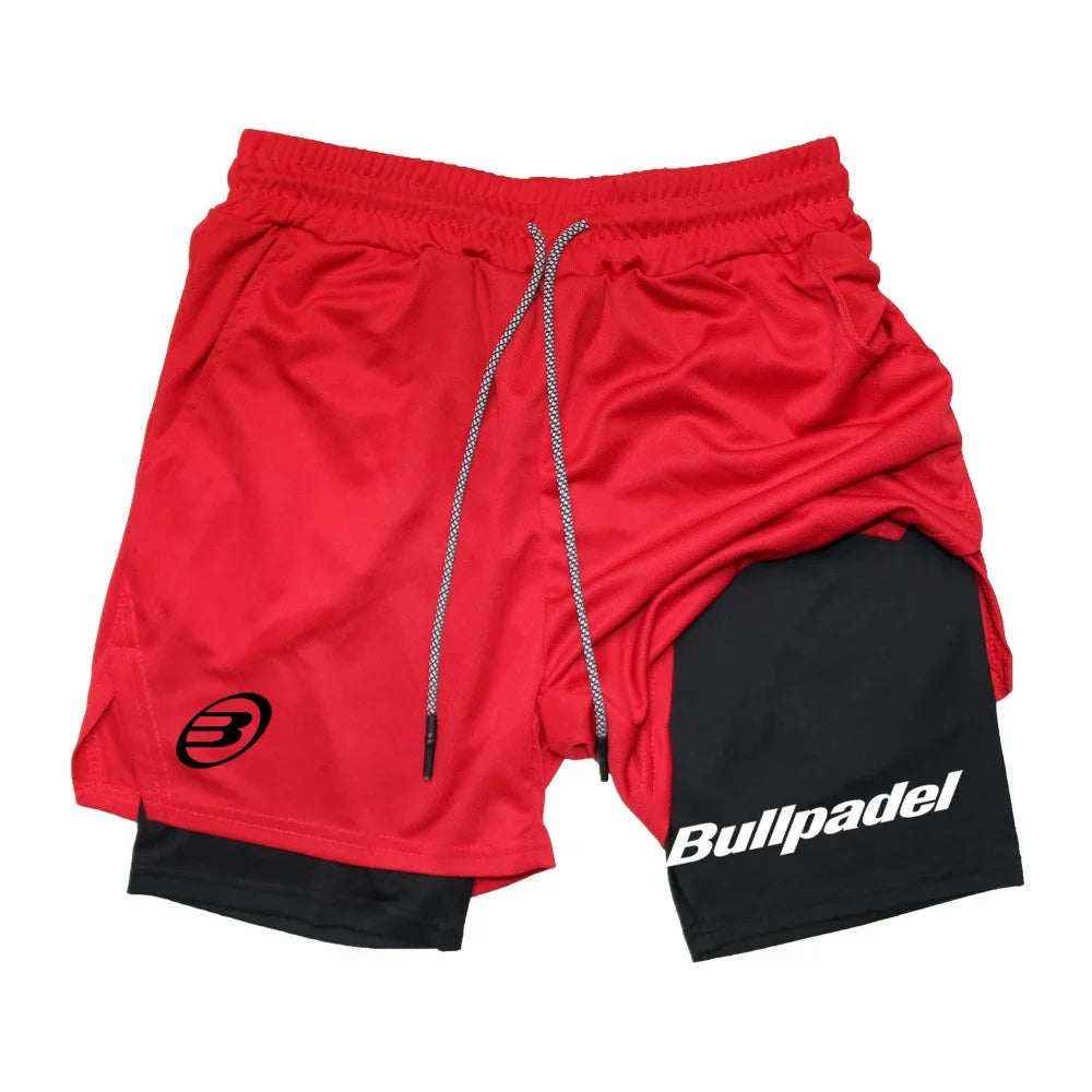 Men's Trousers Outdoor Running  Padel Sport Shorts  Breathable Tennis Quick-Drying BadmintonSportwear