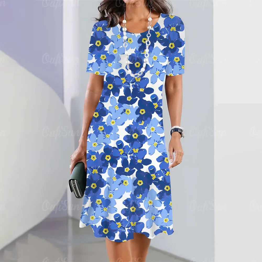 Elegant Beautiful Casual Mini  Summer Sweet Dress