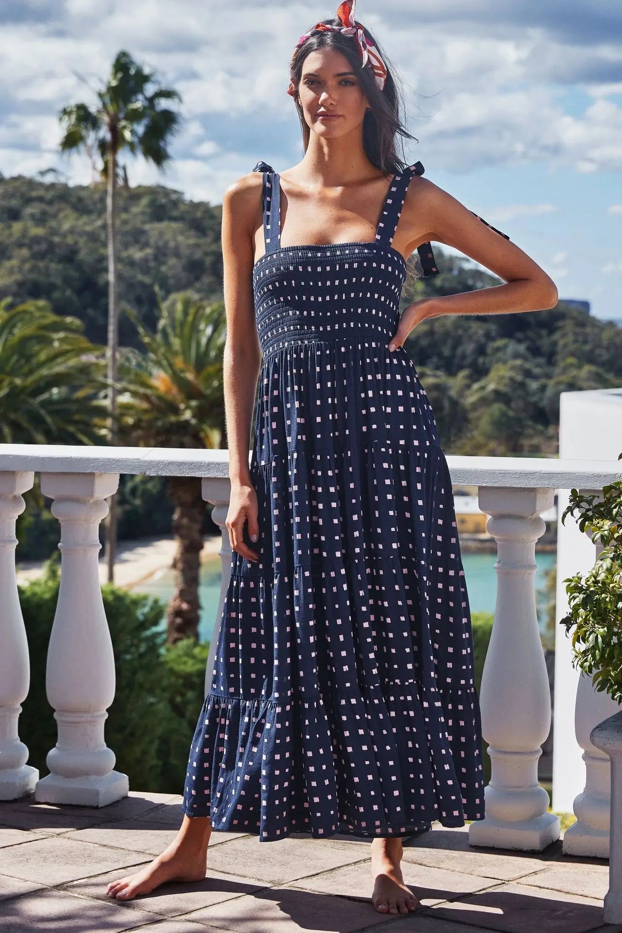 Sexy Sleeveless Hot Girl Strap Long Casual Comfortable Dress For Women