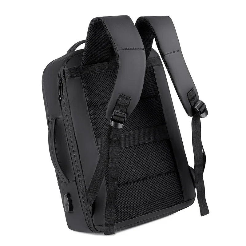 Men Business Commuting Backpack Multifunctional Waterproof Computer Bag