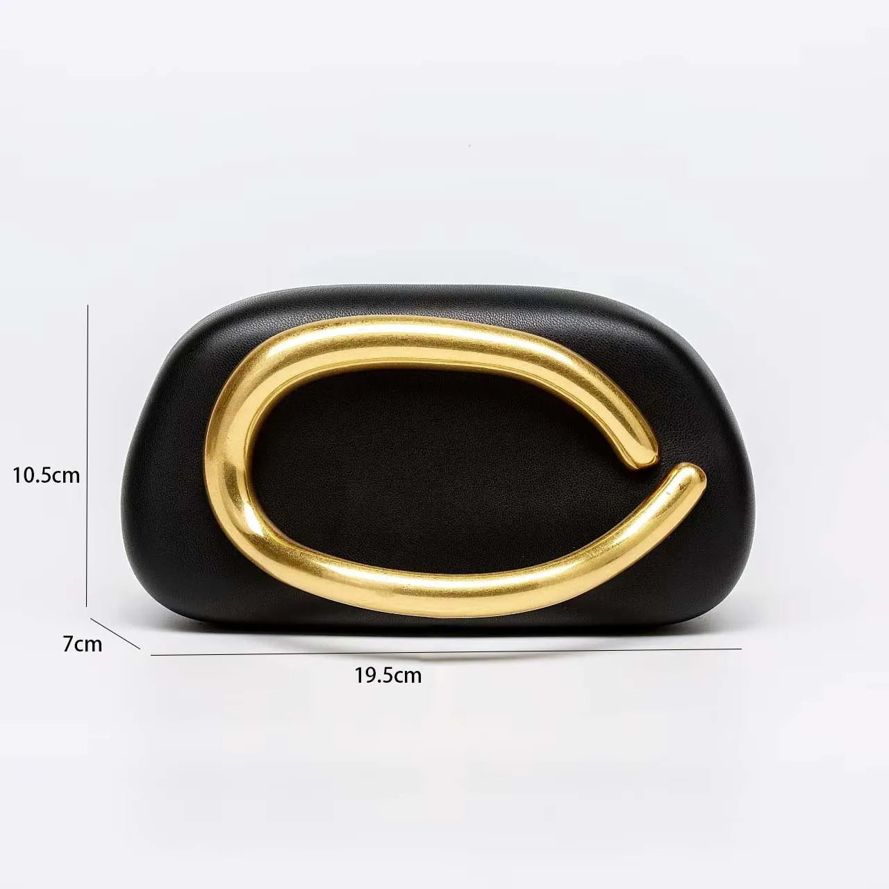 Trendy Acrylic Clutch Purses Metal Handle Purse Women's Evening Bag for Weddings Lady Parties Skin-Touch Coating Handbag