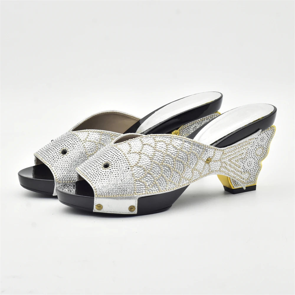 Matching Shoes and Bag Set for Wedding  Women Shoes and Bag Set