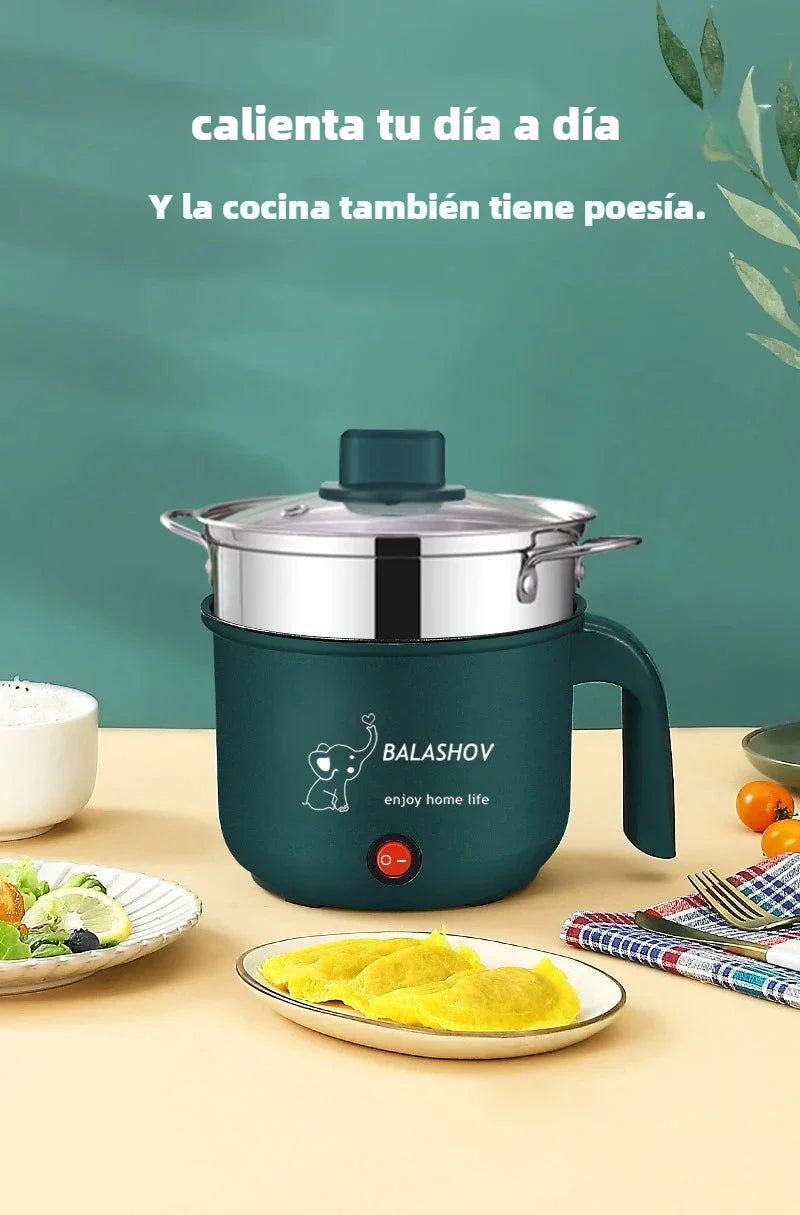 Mini Electric Cooker Non-stick Cooking 1-2 People Double Hot Pot steamer Hot Pot Multifunction Electric Cooker for Home 220V EU
