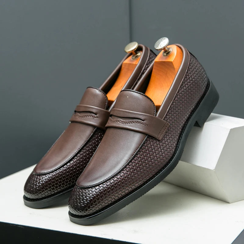 Classic Loafers Slip-on Plus Size 45 46 Original Office and Business Shoes