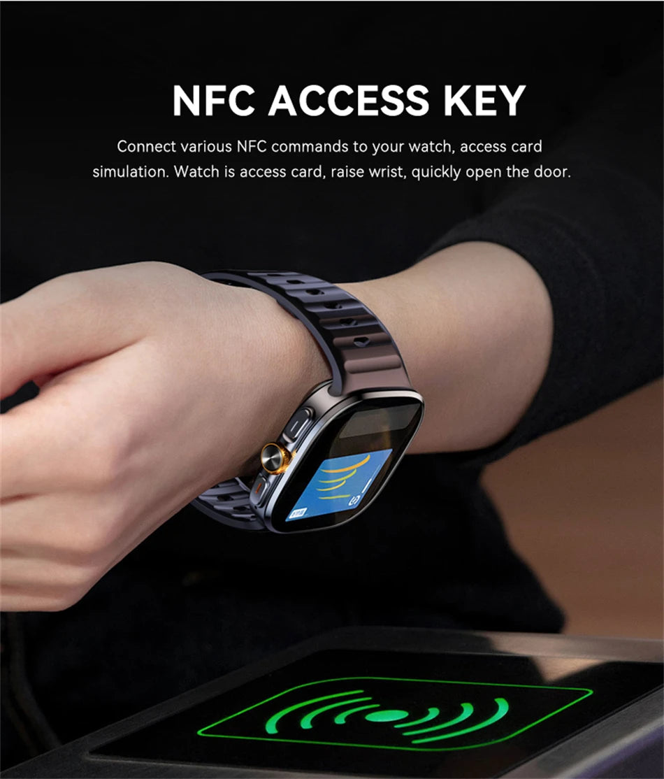 5G/4G Full Network Smart Watch 2.40 inch Big Screen HD Video Call 8GB+128GB RAM 2100mAh Google Play WIFI GPS Sim Card