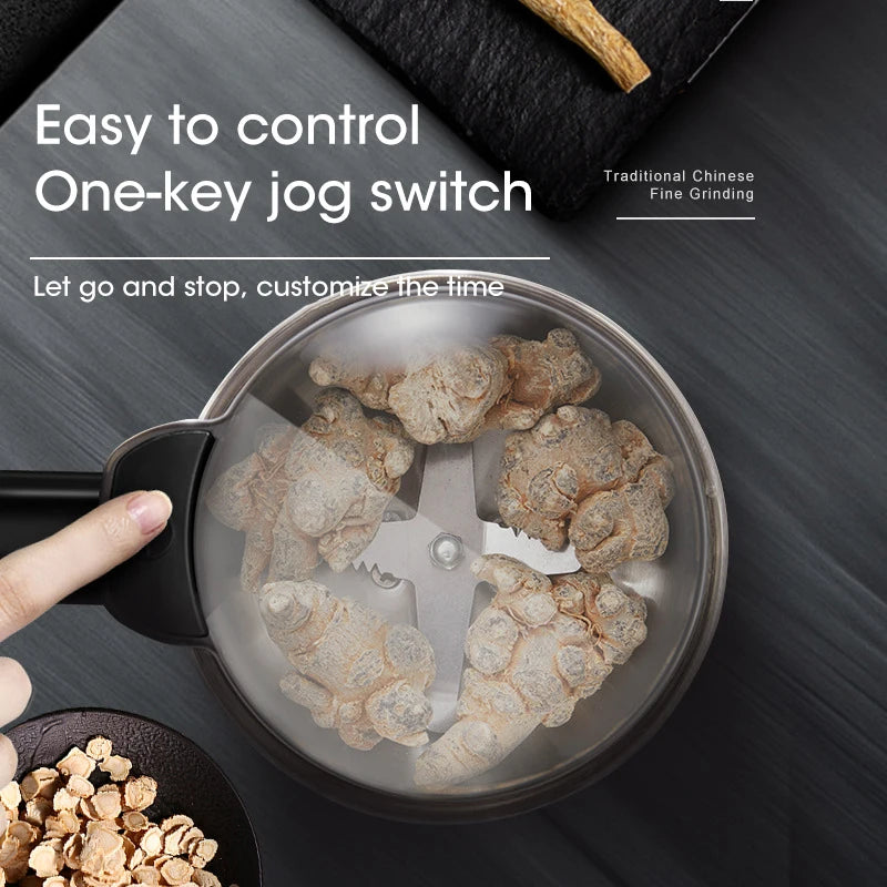 400W Electric Multifunctional Coffee Grinder Kitchen Cereal Nuts Beans Spices Grains Grinder Machine