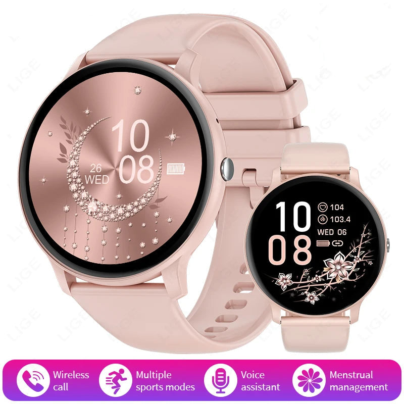 Smart Watch Bluetooth Call Sports Fitness Watches Heart Rate Health Monitor Android iOS