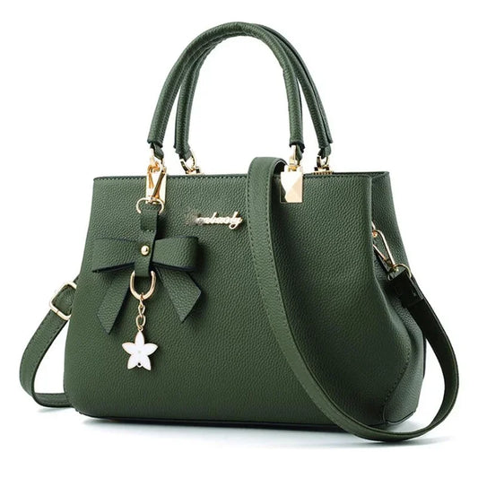 Luxury Designer Handbags Female Bags Plum Bowknot Sweet Messenger Crossbody Bag