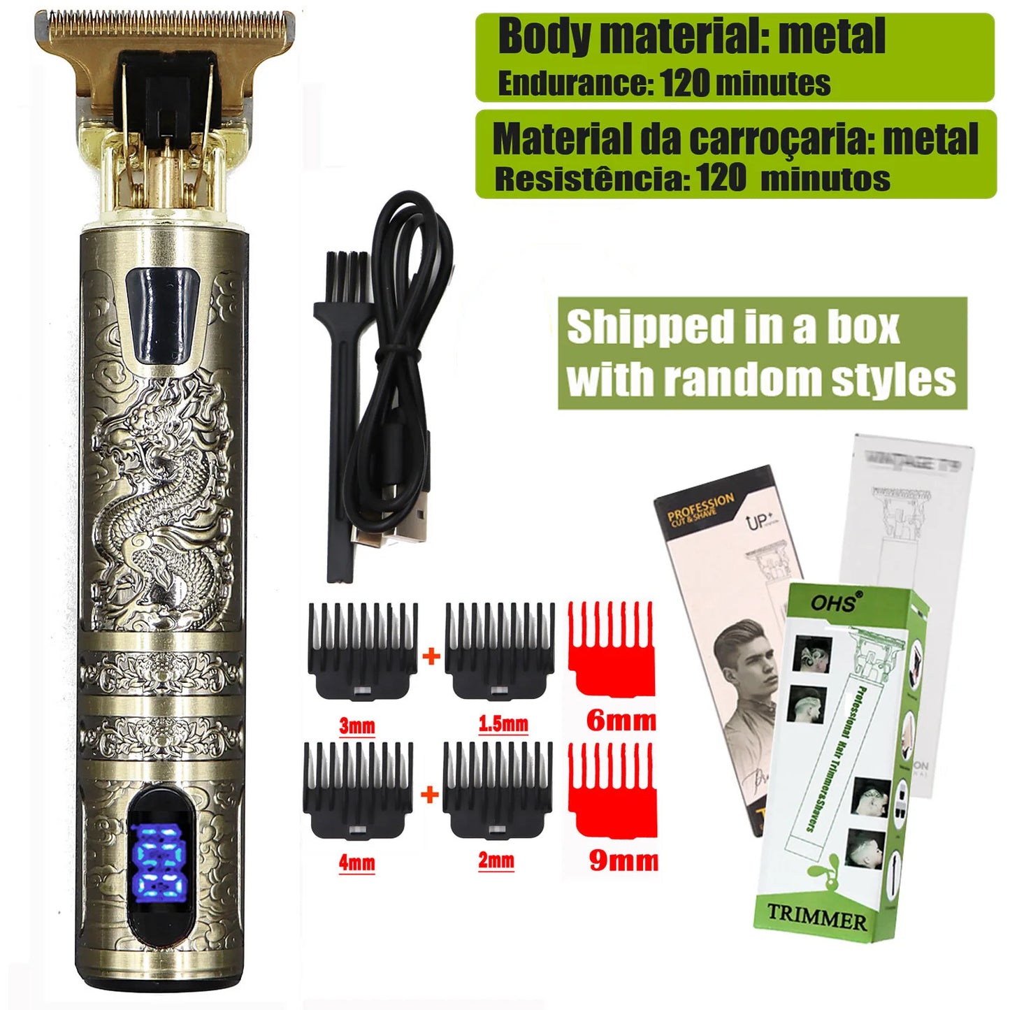 Repair Beard Shaving Body Hair Trimmer Clippers