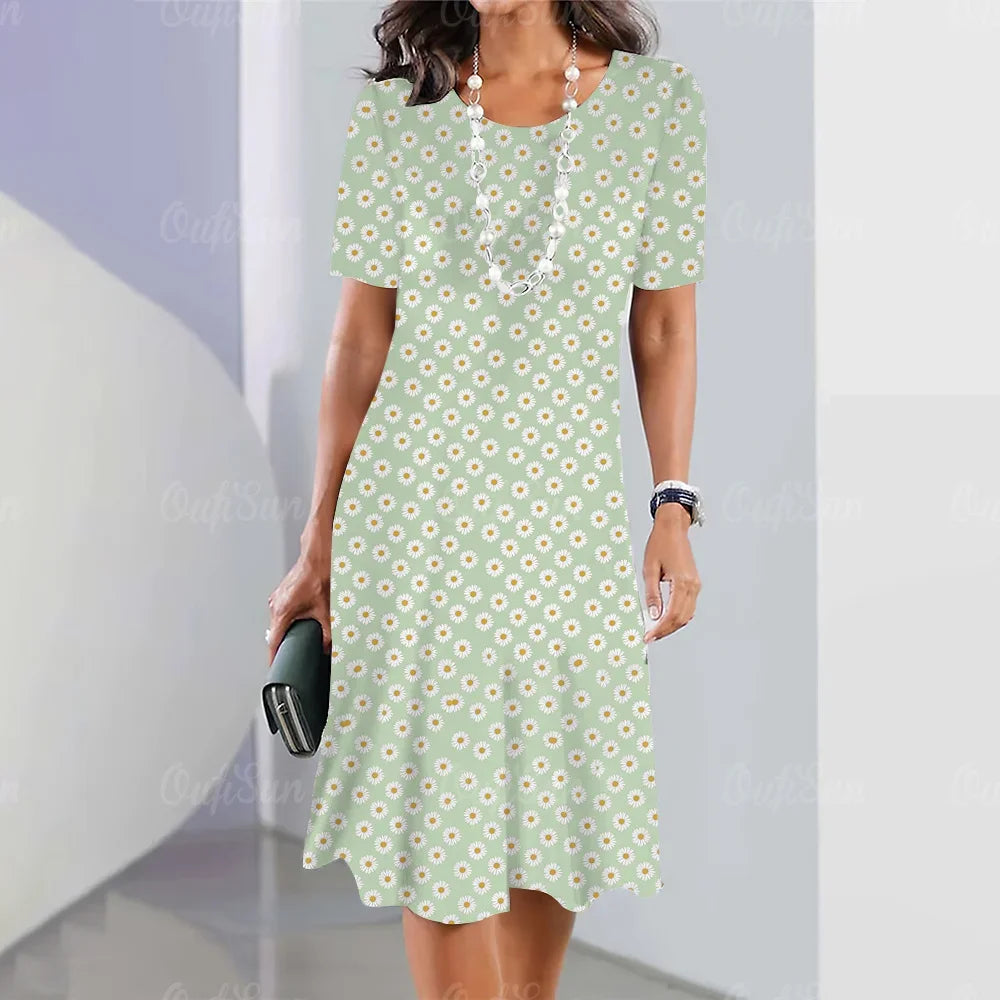 Elegant Beautiful Casual Mini  Summer Sweet Dress