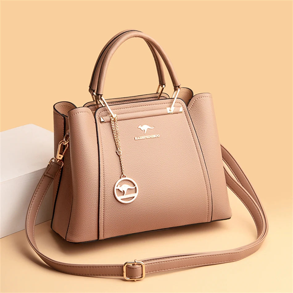 Shoulder Crossbody Sac Ladies Large Capacity Leather Handbags