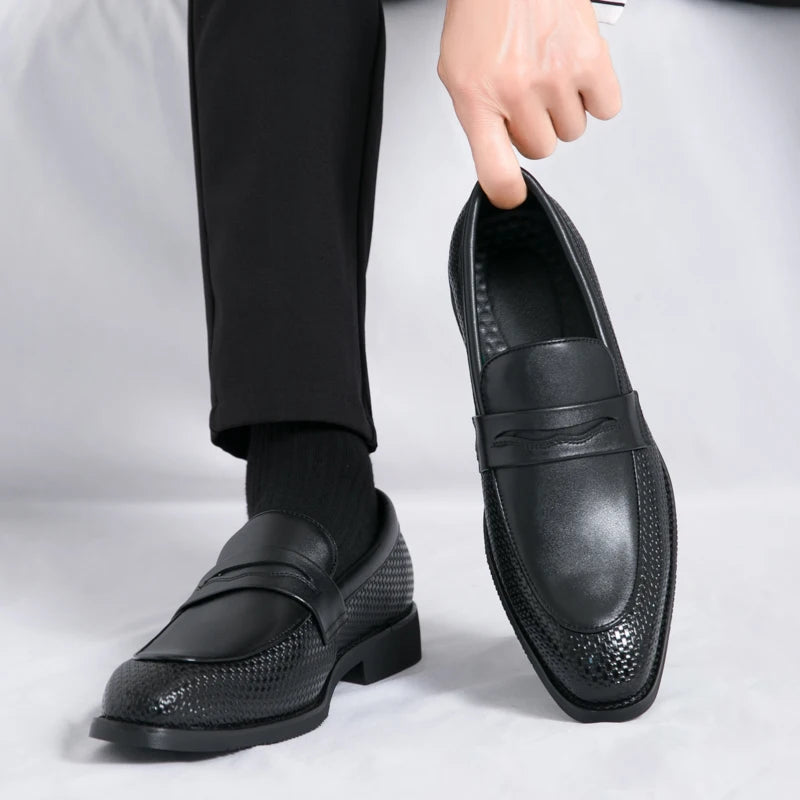 Classic Loafers Slip-on Plus Size 45 46 Original Office and Business Shoes