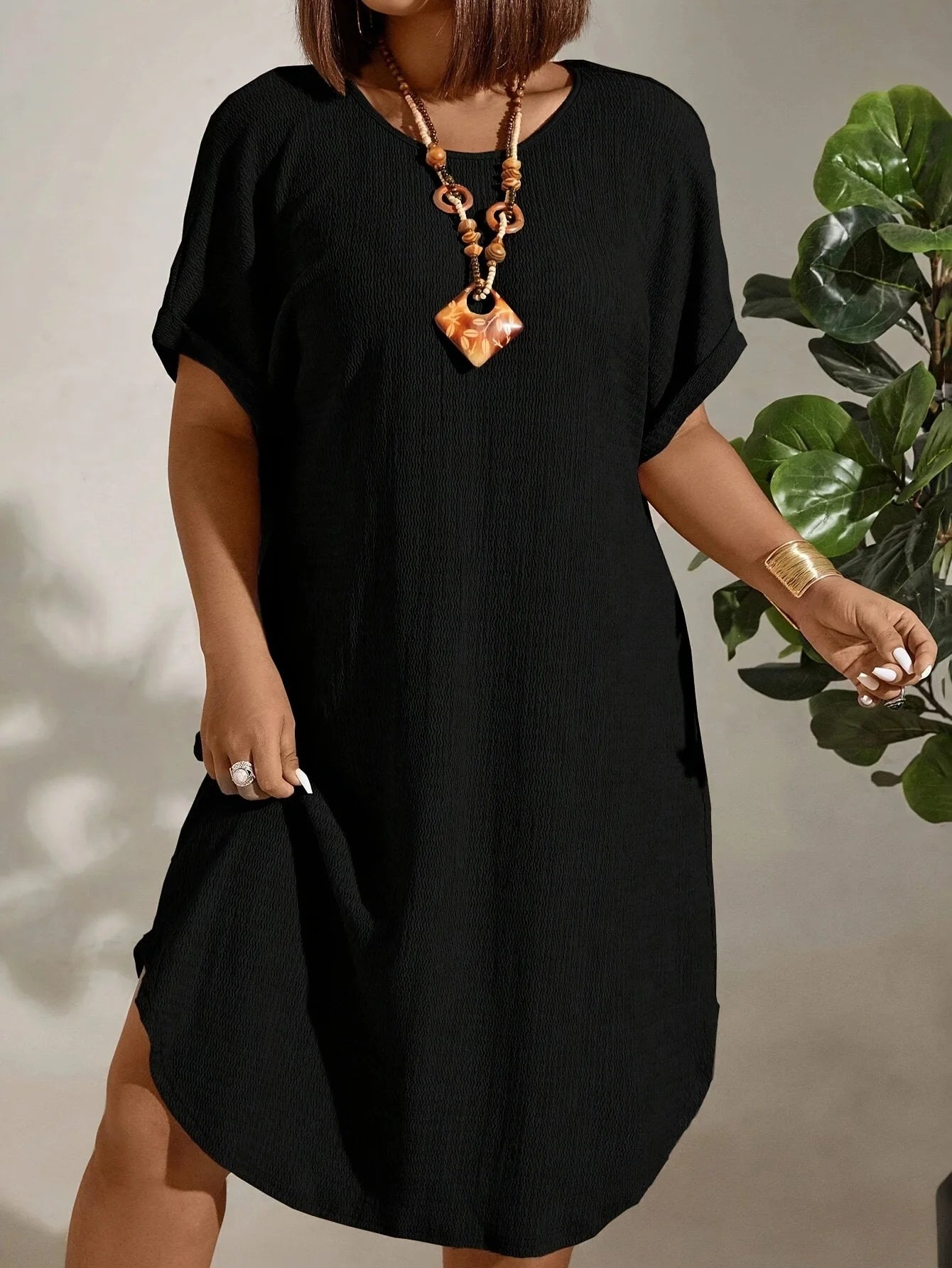 women's summer large-size dress