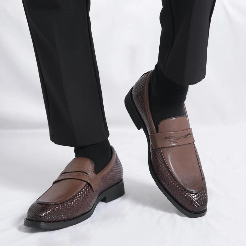 Classic Loafers Slip-on Plus Size 45 46 Original Office and Business Shoes