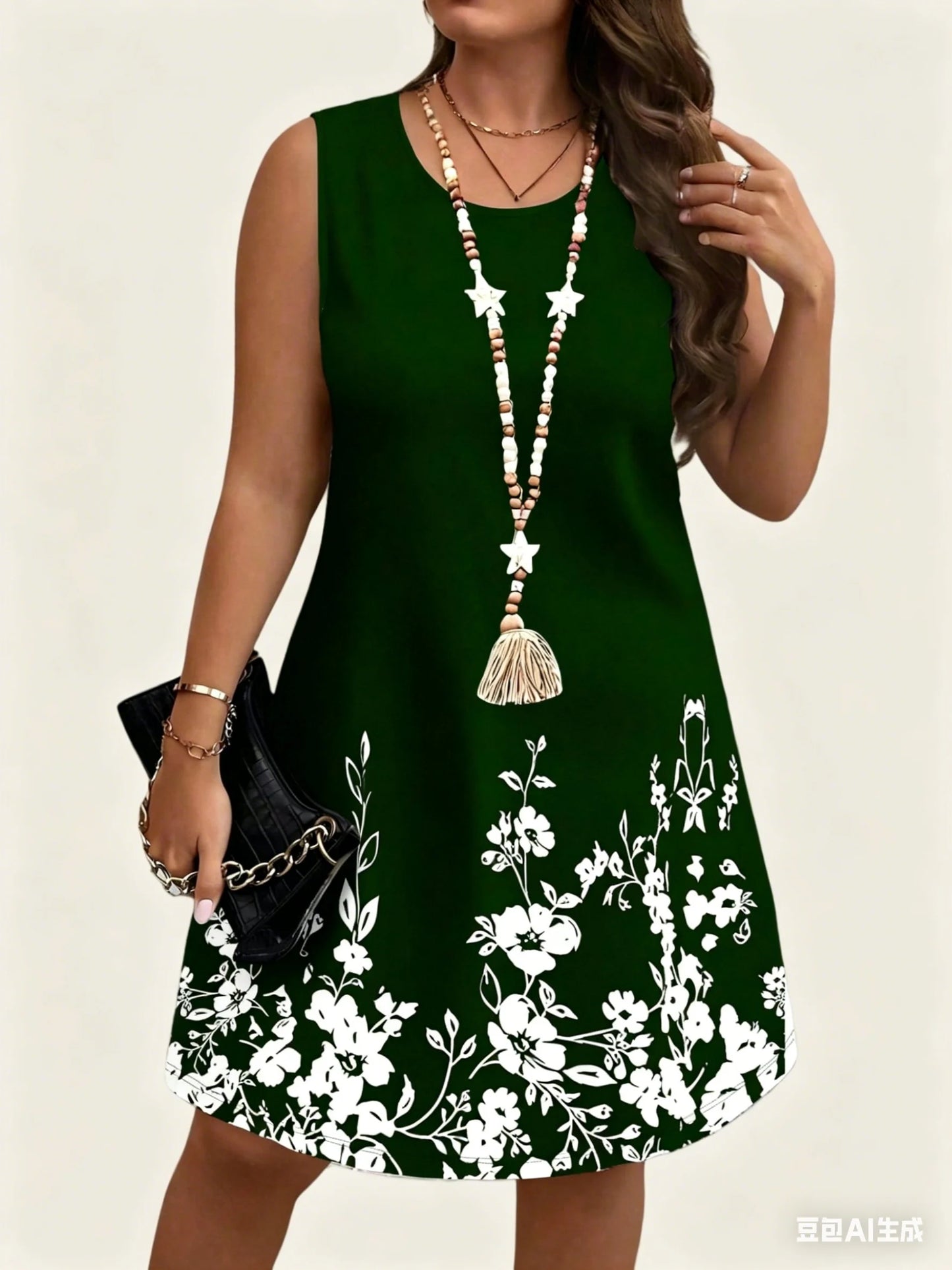 Summer Floral Oversized Female Clothing Dress