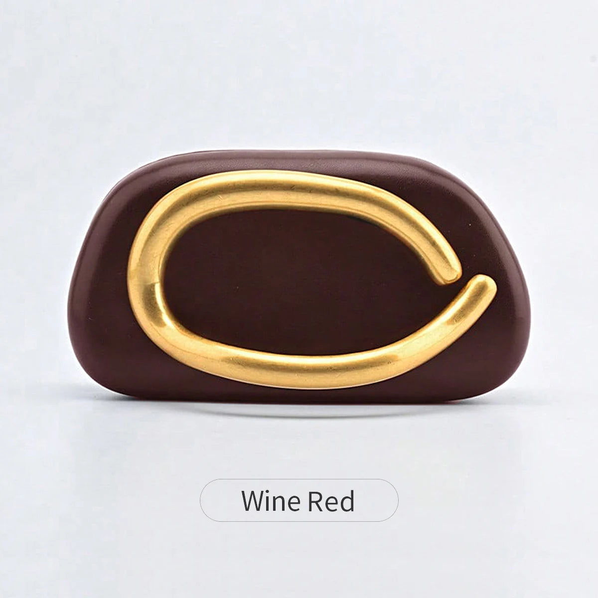 Metal Closure Clutch Evening Bags For Women Luxury Designer Handbag MINI wallet Vintage Elegant Oval Box Chain Strap Shoulder