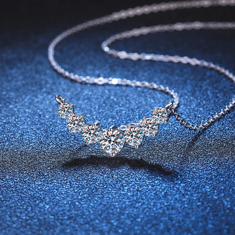 Sterling Sliver Plated 18k White Gold Necklace