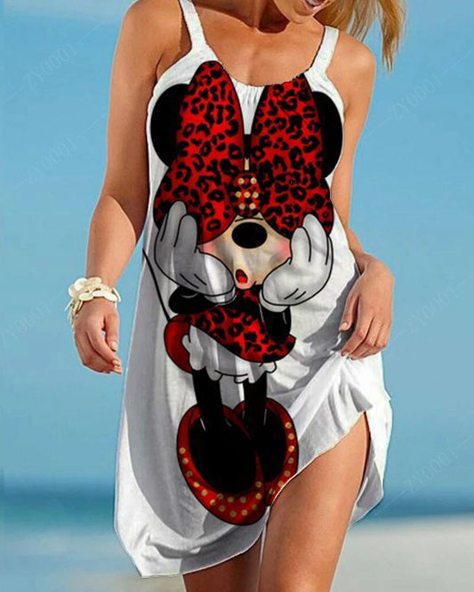 Plus Size Dressess Seaside Disney Elegant Women's Summer Dress