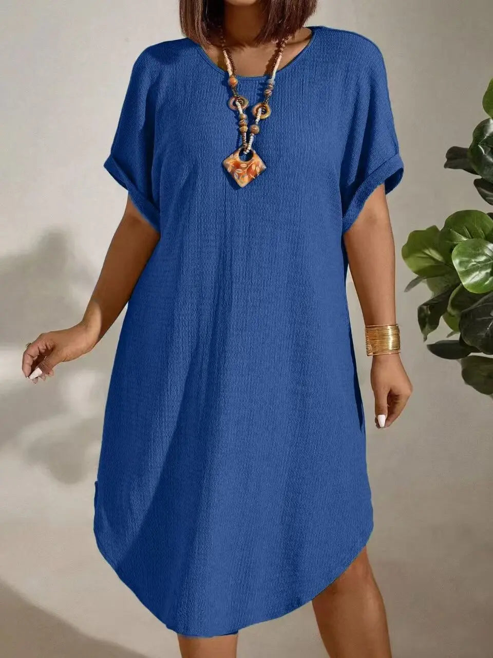 women's summer large-size dress