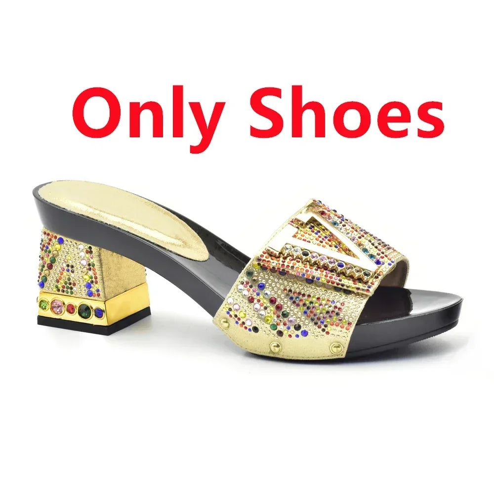 Wine Color Italian Shoes with Matching Bags