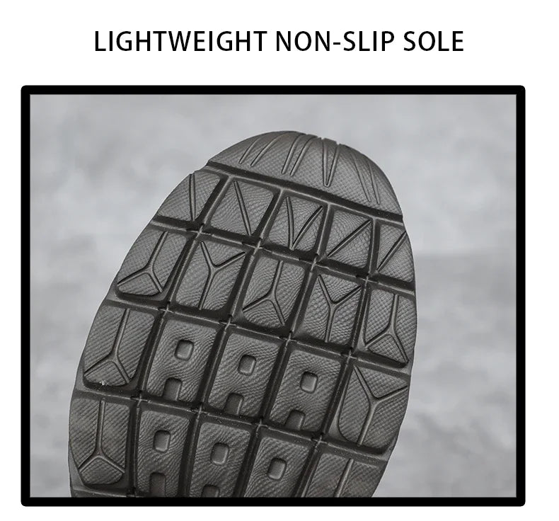 Men Sneakers Comfortable Leather Flat Footwear For Men
