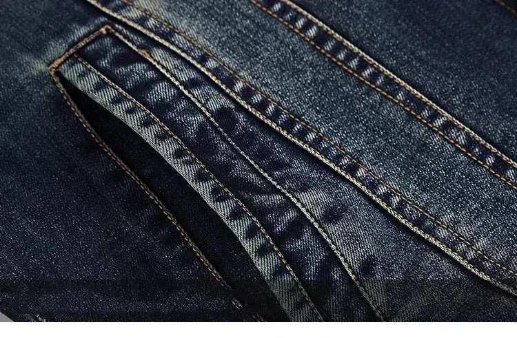 Spring Fashion Top Quality Brand Male Winter Denim Jacket Jeans Jacket Bomber Outwear Coats