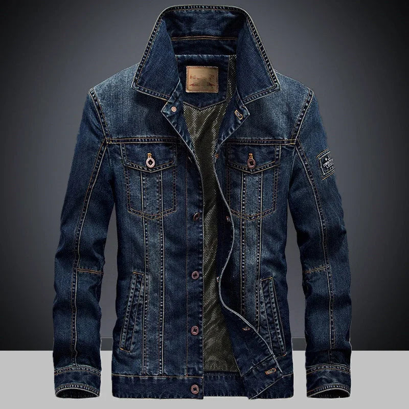Spring Fashion Top Quality Brand Male Winter Denim Jacket Jeans Jacket Bomber Outwear Coats