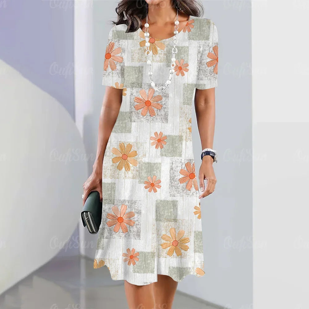 Elegant Beautiful Casual Mini  Summer Sweet Dress