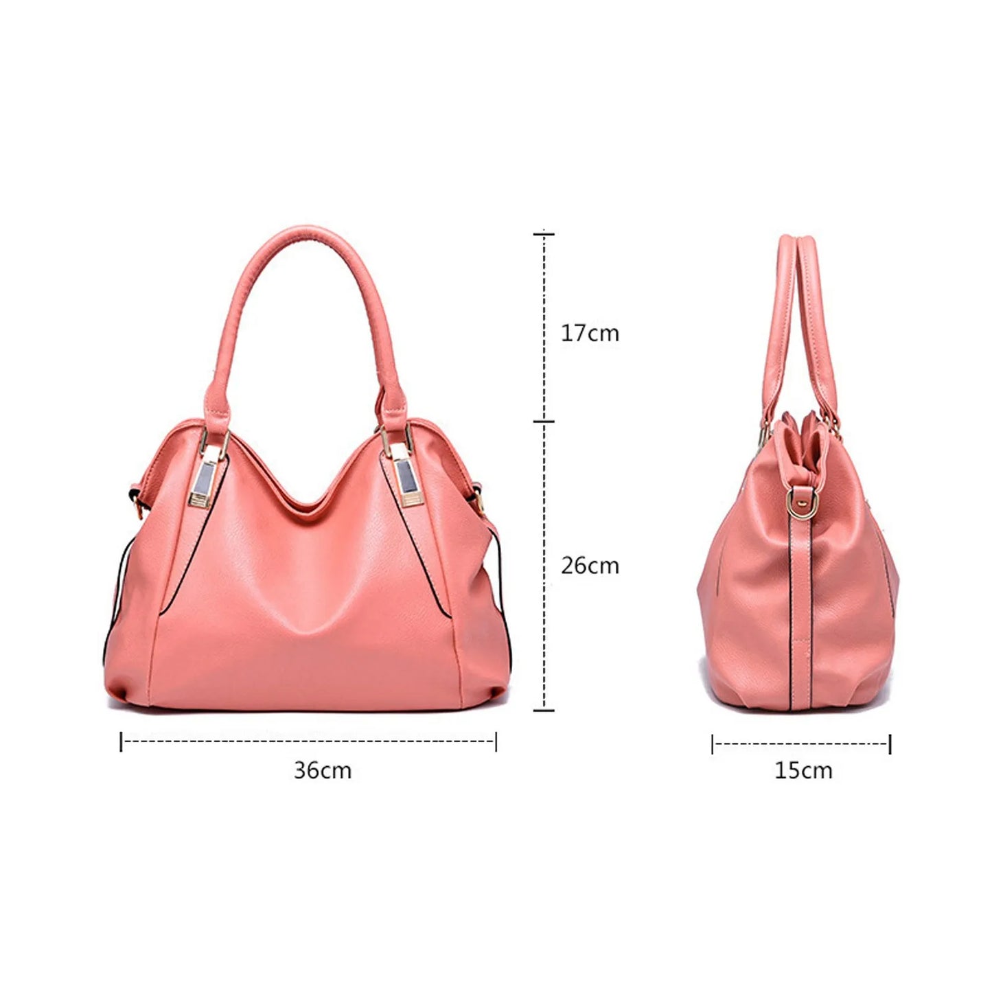 Soft Leather Handbag Large Capacity Women'S Bag One Shoulder Crossbody Bag