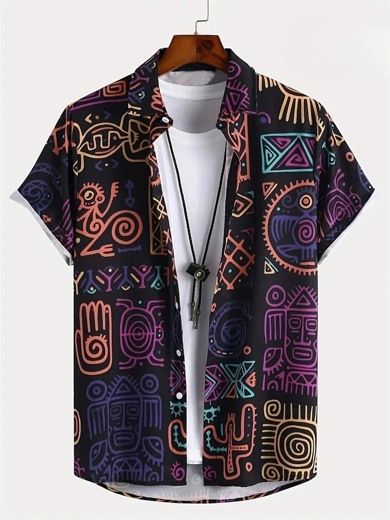 Hawaii Shirts Graphic Short-sleeved T-shirt For Men