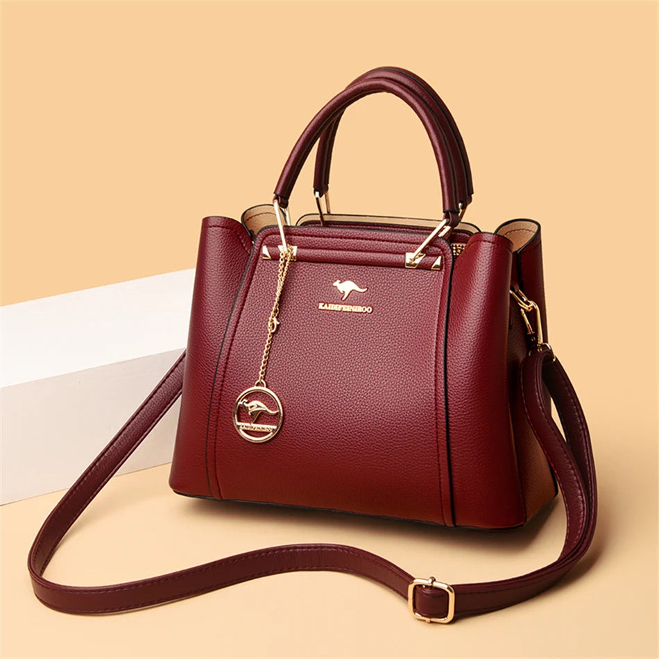 Shoulder Crossbody Sac Ladies Large Capacity Leather Handbags