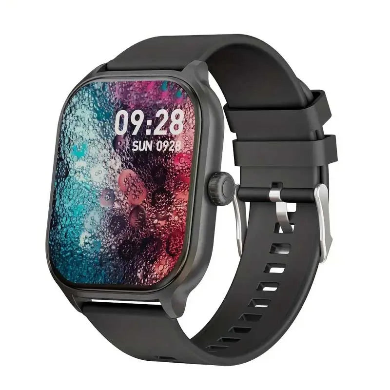 Smartwatch, Wireless Calling/Dialling, Call Alert & Rejection, Short Message Alert, Sports Watch, Custom Wallpaper, iPhone/Andriod