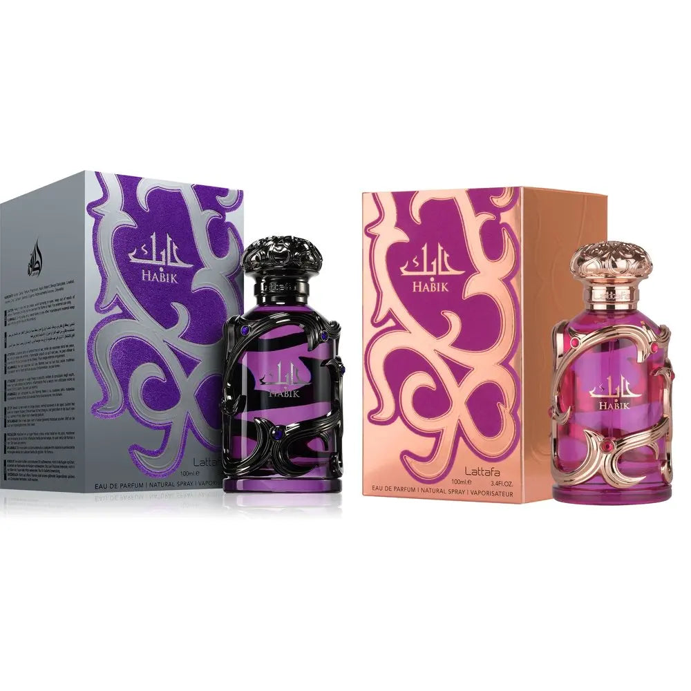 Lattafa habik eau de parfum him & her 100 ml – duo of modern elegance