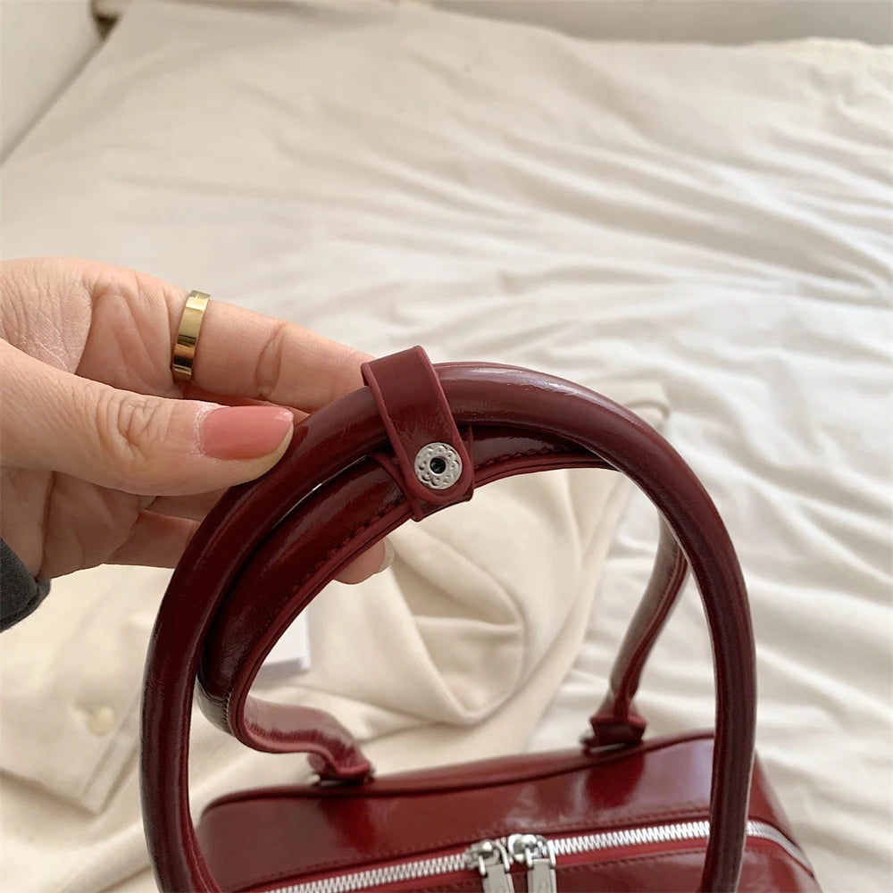 Shoulder Bags with  Big Capacity Commuter Mini Boston Underarm Luxury Designer Handbag