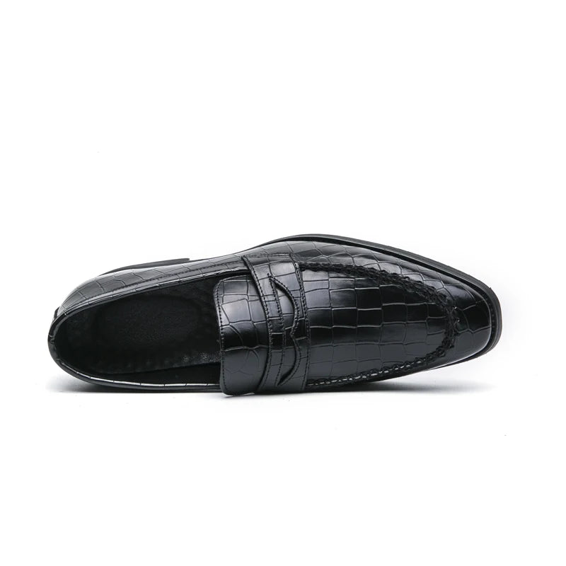 Luxury Loafers Men Slip-On Business,Office  and Wedding Dress Driving Shoes