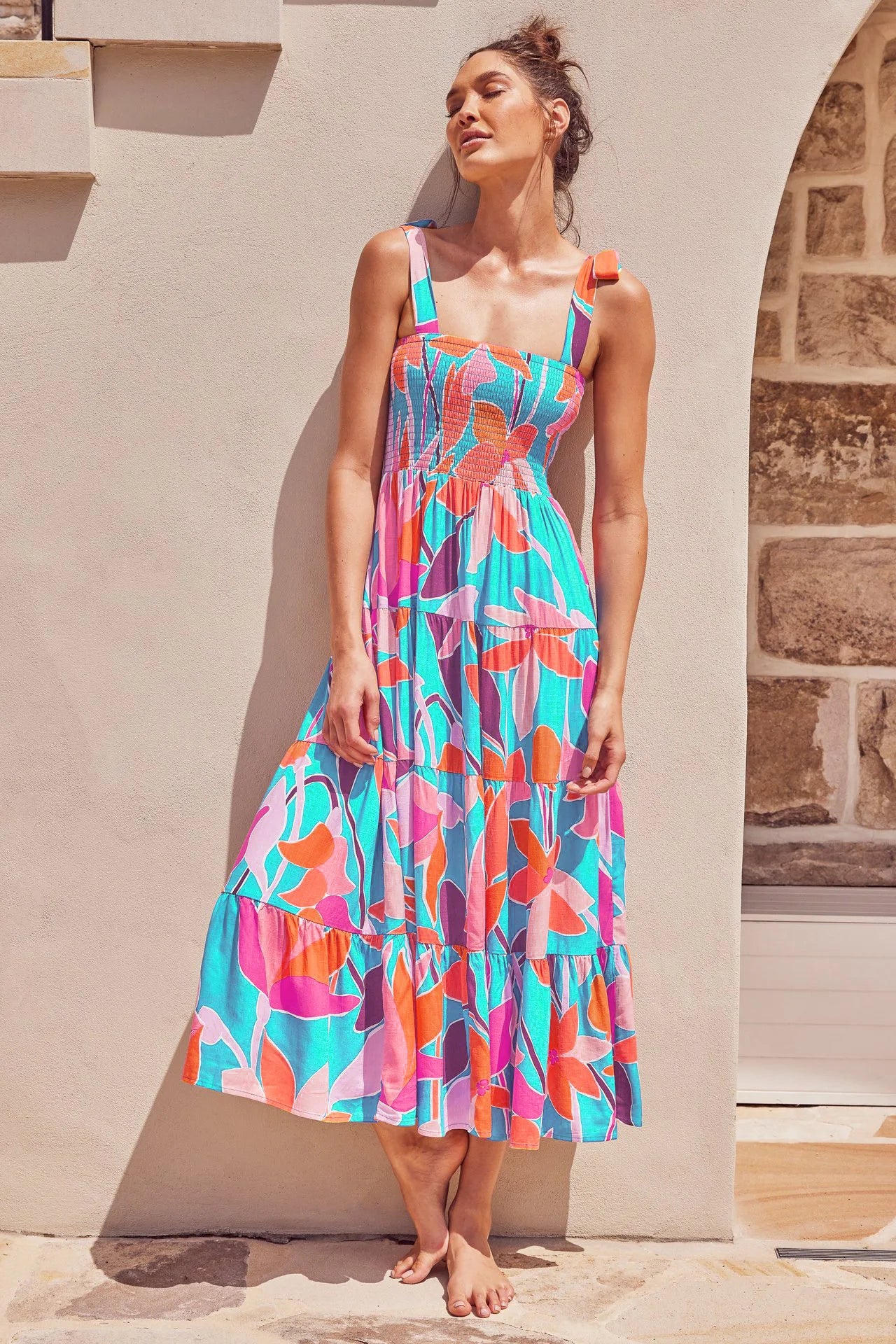 Sexy Sleeveless Hot Girl Strap Long Casual Comfortable Dress For Women