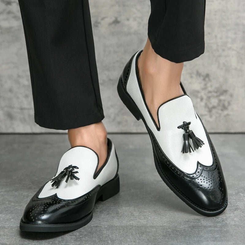 Leather Moccasins Comfortable For Wedding and Office Designer Shoes