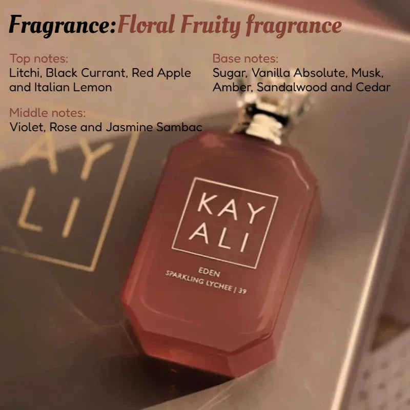 Kayali 100ml Unisex Eau De Parfum Long Lasting Fresh Floral Clean Gentle Refined