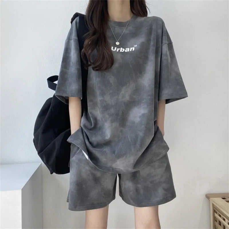 Wide leg middle shorts with pockets female Soft Summer Dress