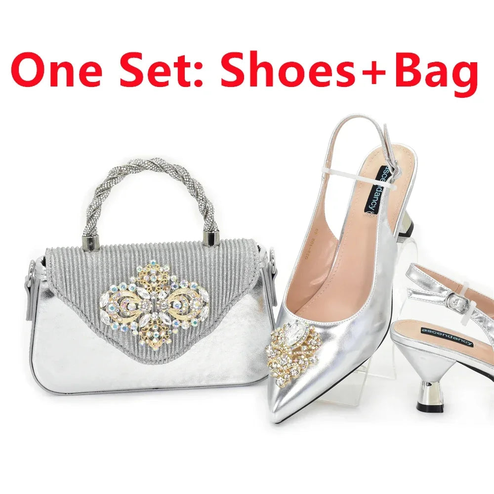 New Fashion Women Shoes and Bags To Match