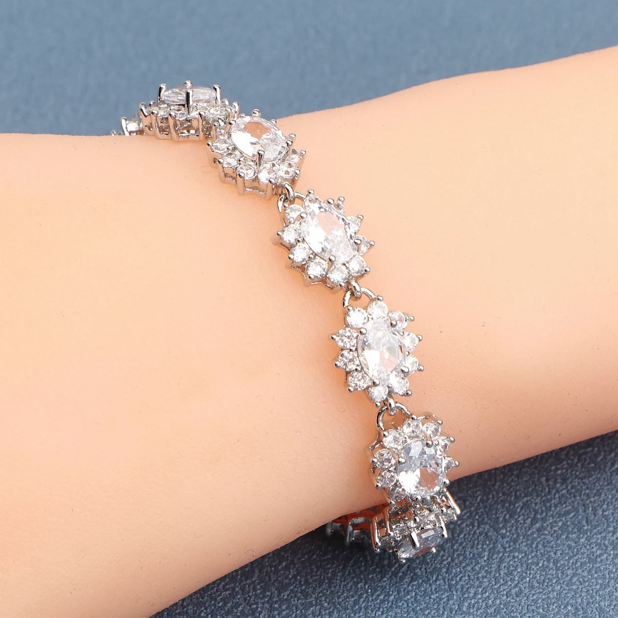 Charm Cubic Zircon Bracelets  Jewelry 18+2CM Length